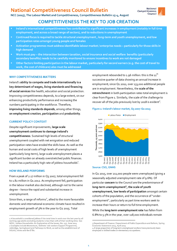 Final labour market bulletin