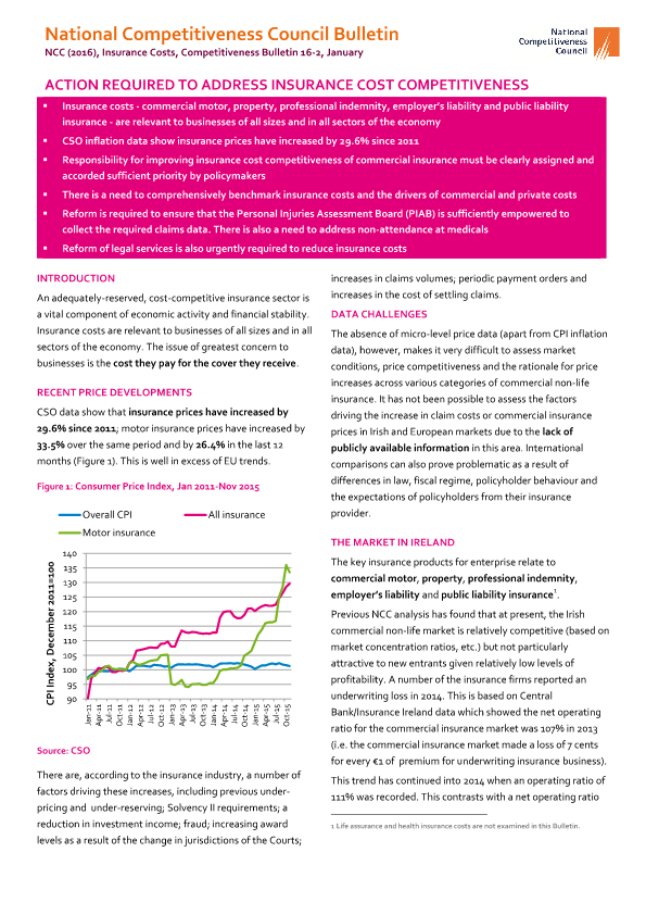 Insurance bulletin