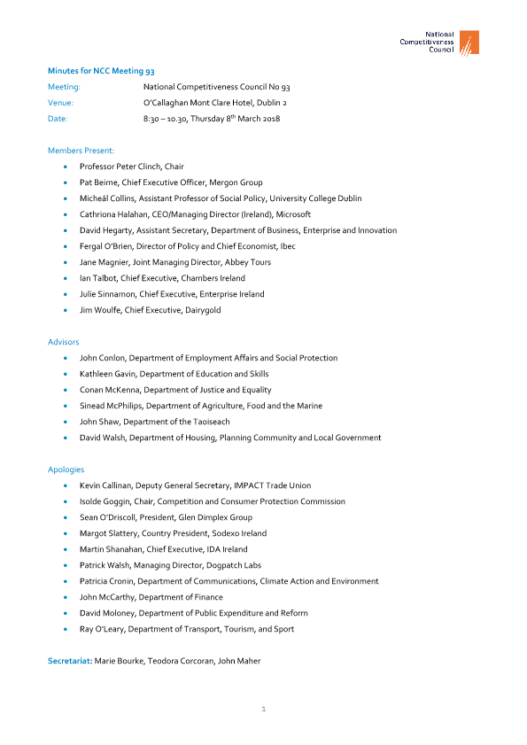 NCC Minutes Meeting 93