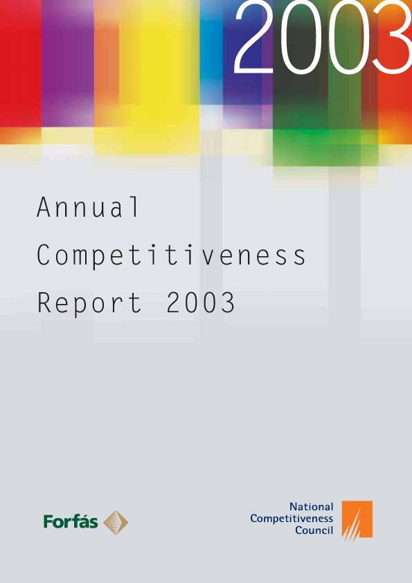 Annual Competitiveness Report 2003